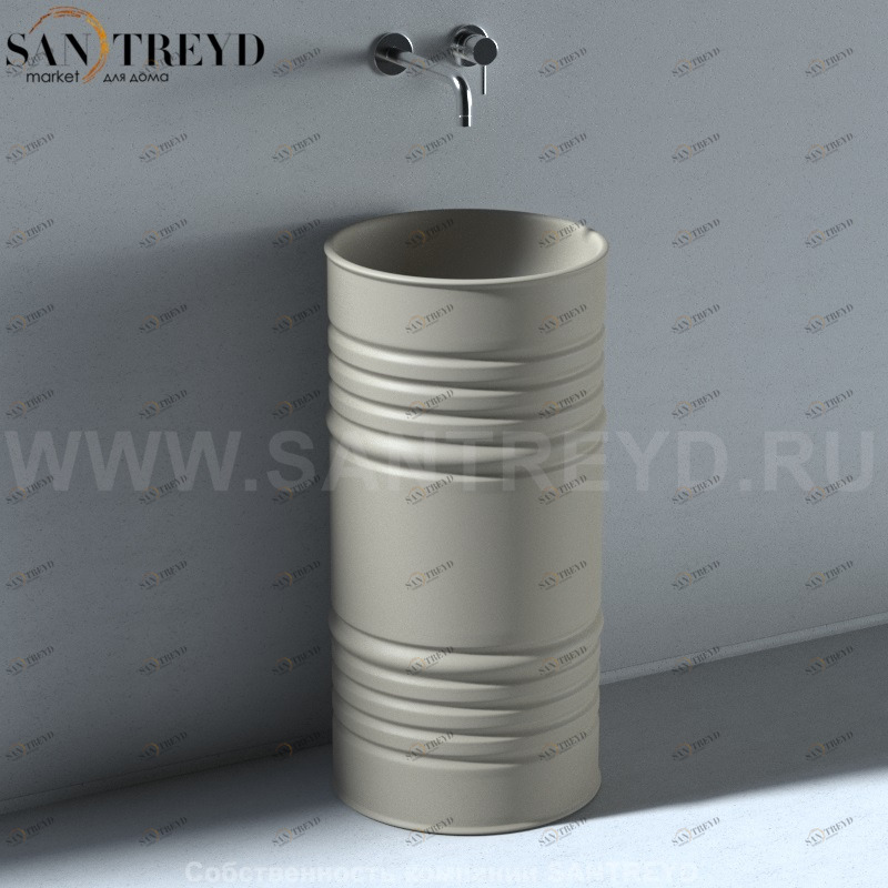 474381 Напольная раковина стоящая круглая Kerasan Artwork