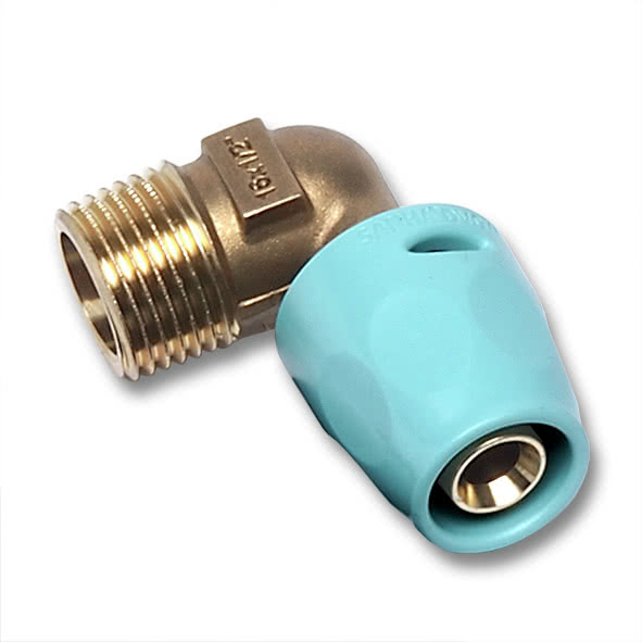 123092G1612 SANHA 23092G 3fit-Push Угол 90° Вст-НР 16x1/2 мм  - Вид №1
