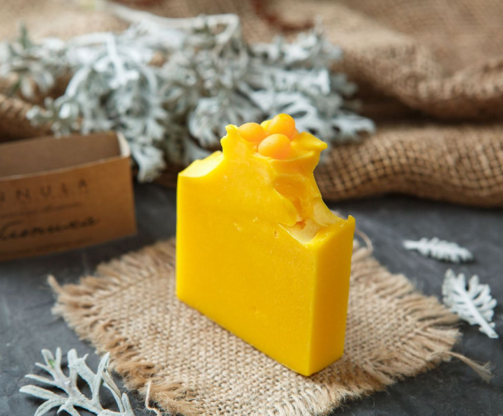 3762 Мыло ручной работы "Облепиха" Вкусляндия  - Вид №1