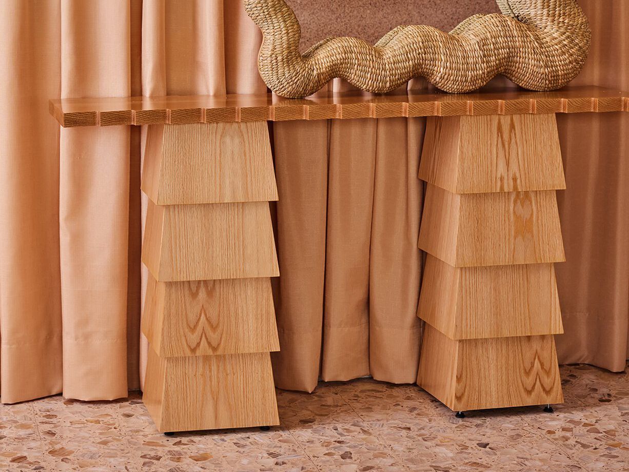 Прямоугольная дубовая консоль LO Contemporary VENTURA ARCH-00152410