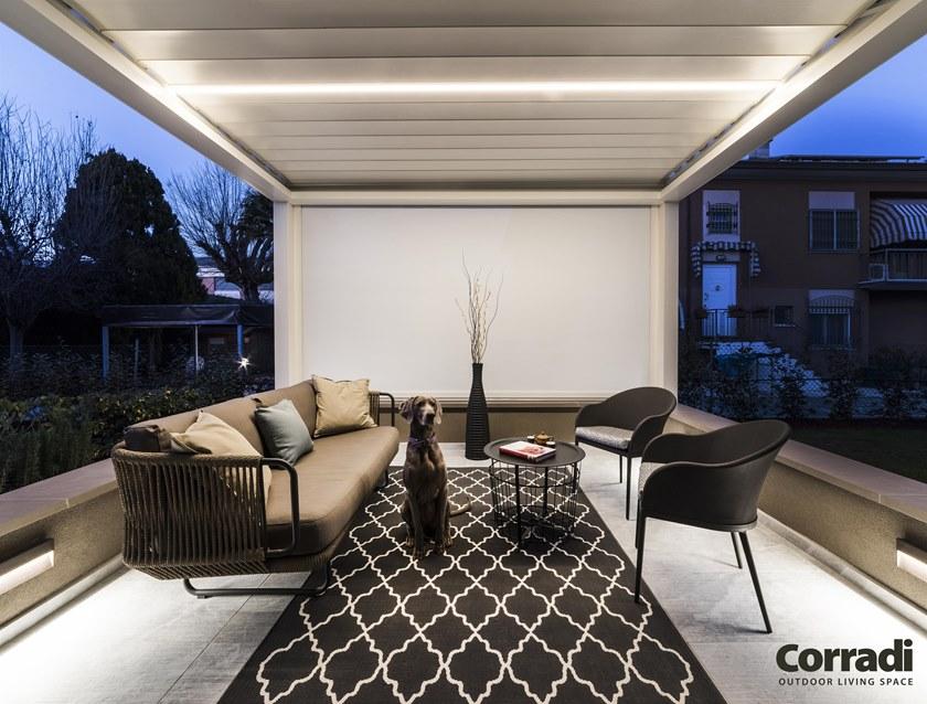 Corradi Алюминиевая пергола с регулируемыми жалюзи Bioclimatics sun-id-1405053 - Вид №14