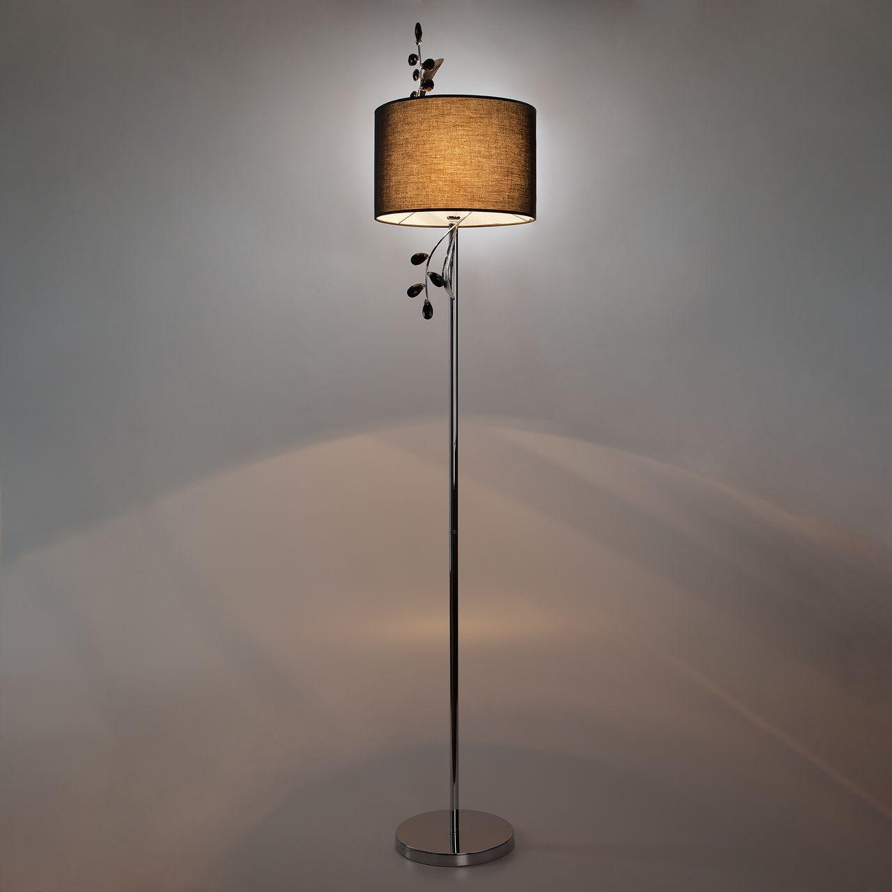 Торшер Eurosvet Florian 01016/1 хром EUROSVET  181129 Черный  - Вид №3