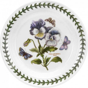 10568574 Portmeirion Тарелка пирожковая Portmeirion Ботанический сад.Анютины глазки 18см, фарфор Фарфор
