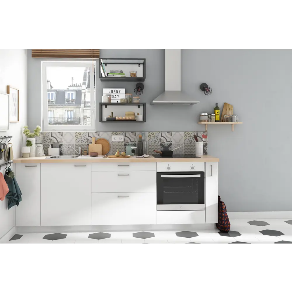 Фасад кухонный DELINIA ID София белый матовый 79.7x25.3 см 82010114 STLM-0017210 - Вид №9