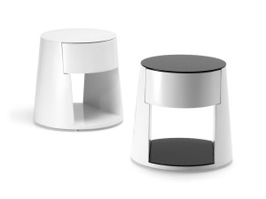 Круглая тумбочка с ящиками