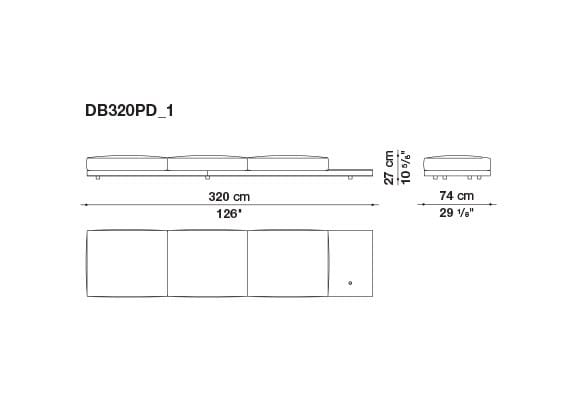 Кожаный диван B&B Italia док ARCH-00106863 - Вид №91