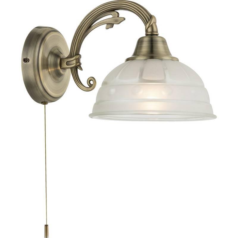 Бра Globo Horus 60207W GLOBO ПОД СТАРИНУ, ФОНАРЬ 109577 Белый;бронза Ceramica Globo  - Вид №1