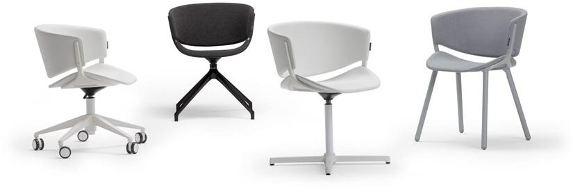 Offecct Вращающийся стул на козелке из ткани Phoenix sun-id-1402026 - Вид №3