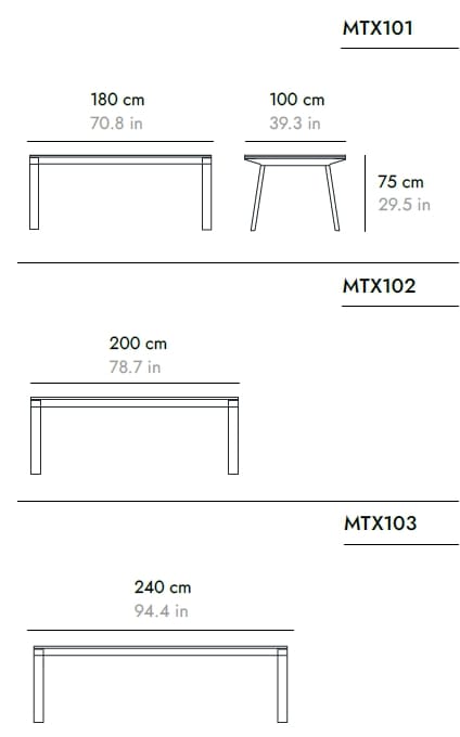 Деревянный прямоугольный рабочий стол Punt Mitix ARCH-00106024 - Вид №13