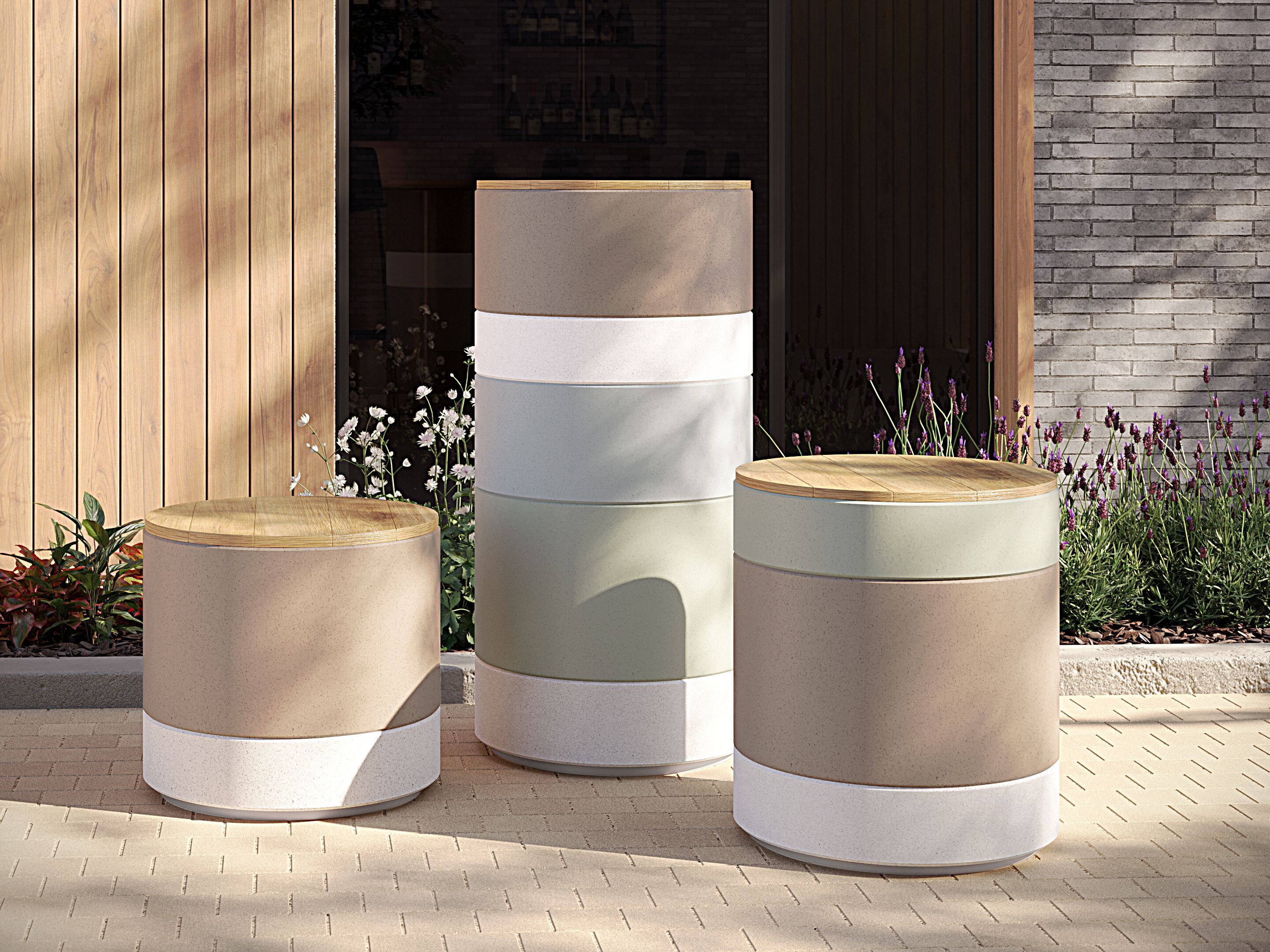 Журнальный столик / плантатор / табурет FAVARO1 Via Veneto ARCH-00049899