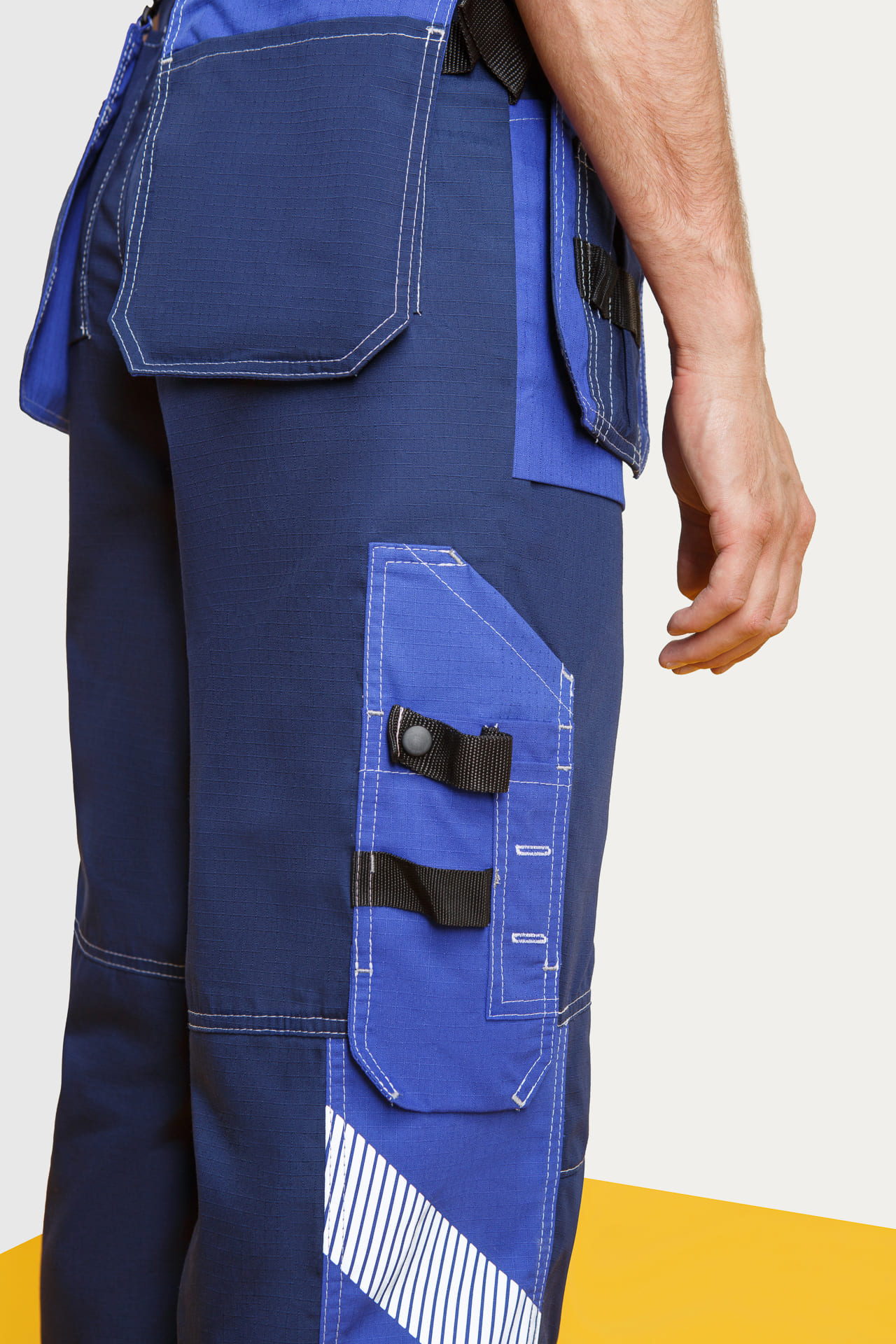 68811 Костюм "Прогресс" темно-синий с васильком  Летняя спецодежда  размер 56-58/182-188  - Вид №17