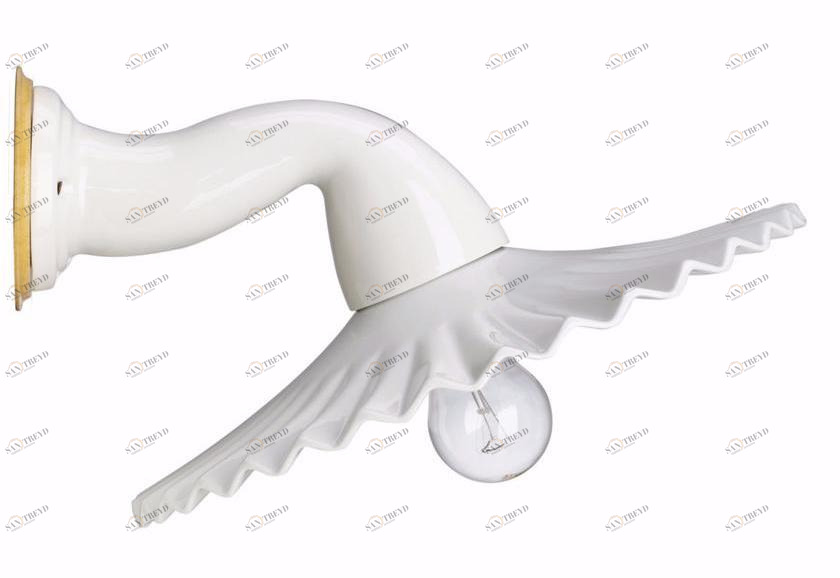 GI Gambarelli Настенный светильник из фарфора с фиксированным кронштейном Lighting sun-id-1506408