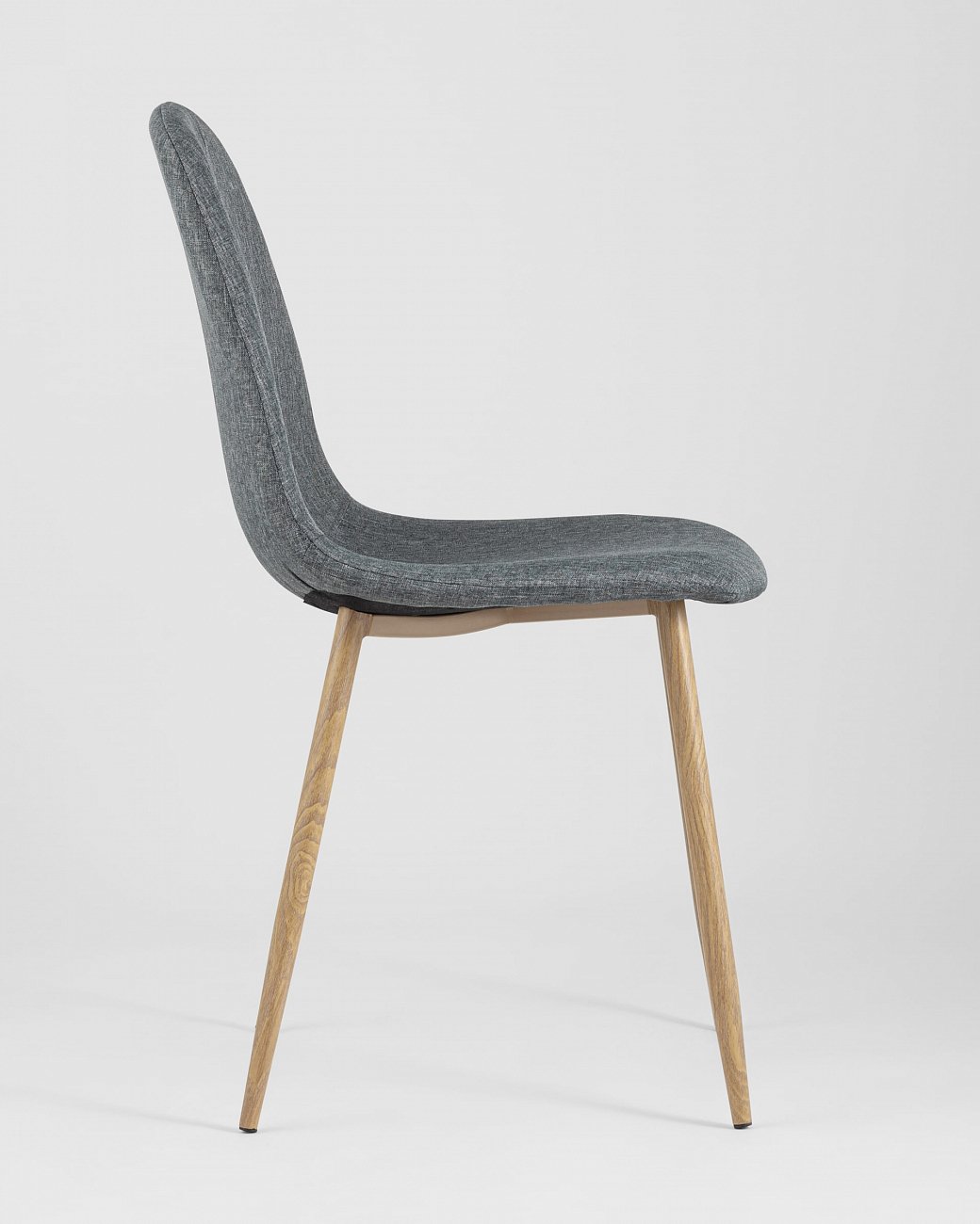 Стул со спинкой серый из рогожки "Валенсия" STOOL GROUP ДИЗАЙНЕРСКИЕ, ИНТЕРЬЕРНЫЕ 00-3946302 Серый  - Вид №3