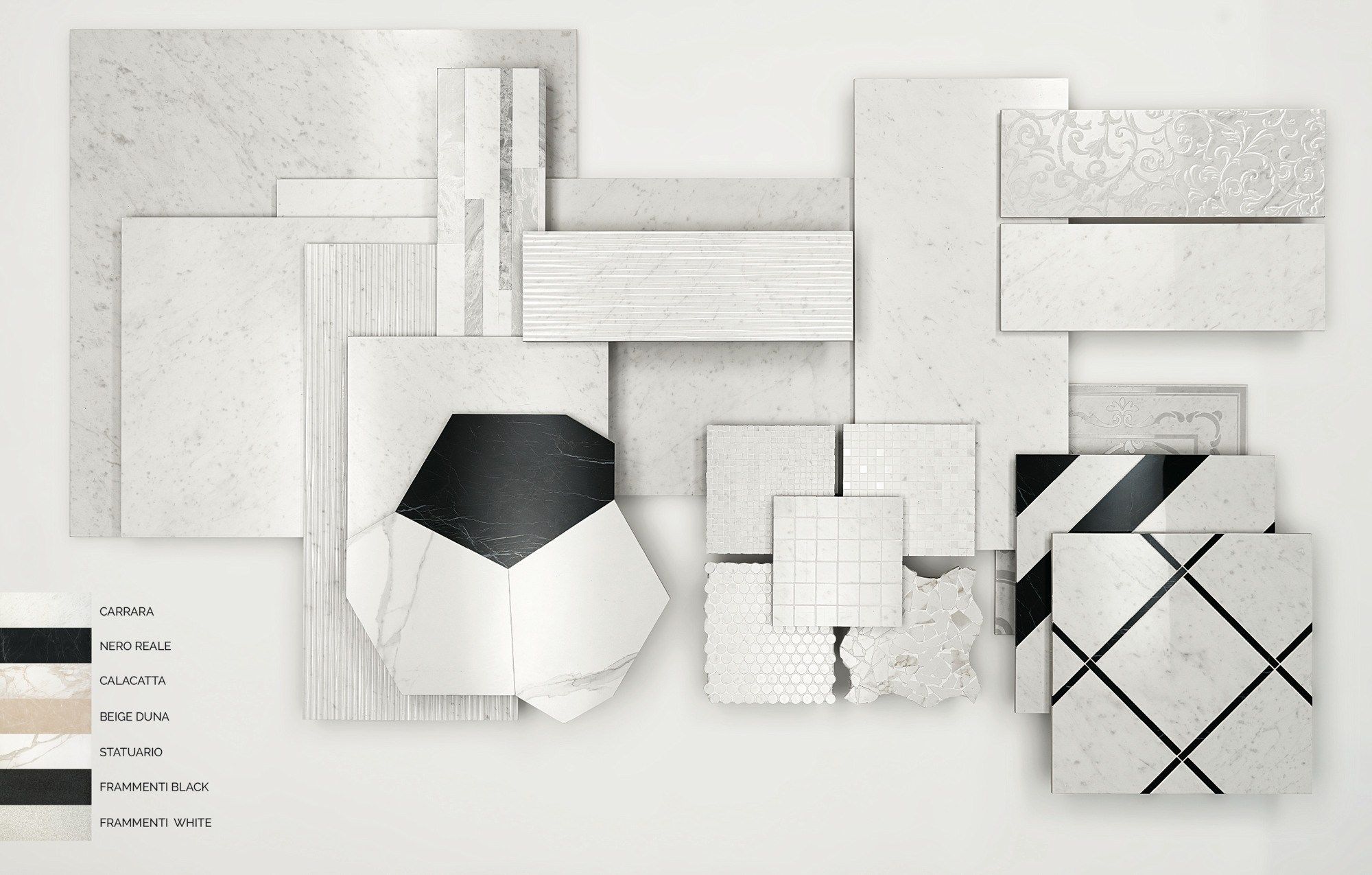 Пол из керамогранита с мраморным эффектом FAP ceramiche Roma Diamond ARCH-00085625 - Вид №4