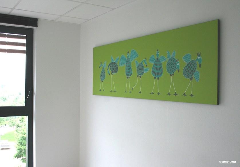 CONCEPTUWALL Клейкое оформление на флизелиновой бумаге Poulettes sun-id-1408422 - Вид №2