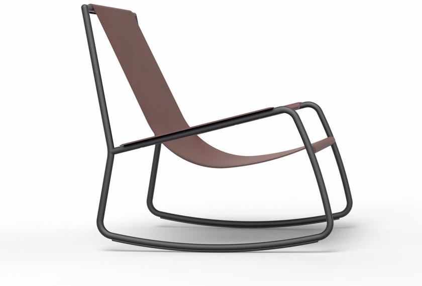 Living Divani Кресло-качалка из кожи sun-id-1449804 - Вид №3