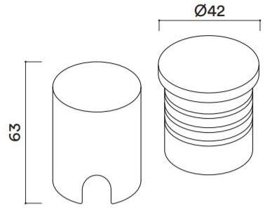HER Светодиодная лестница из опалового стекла для улицы  Ex002  - Вид №2