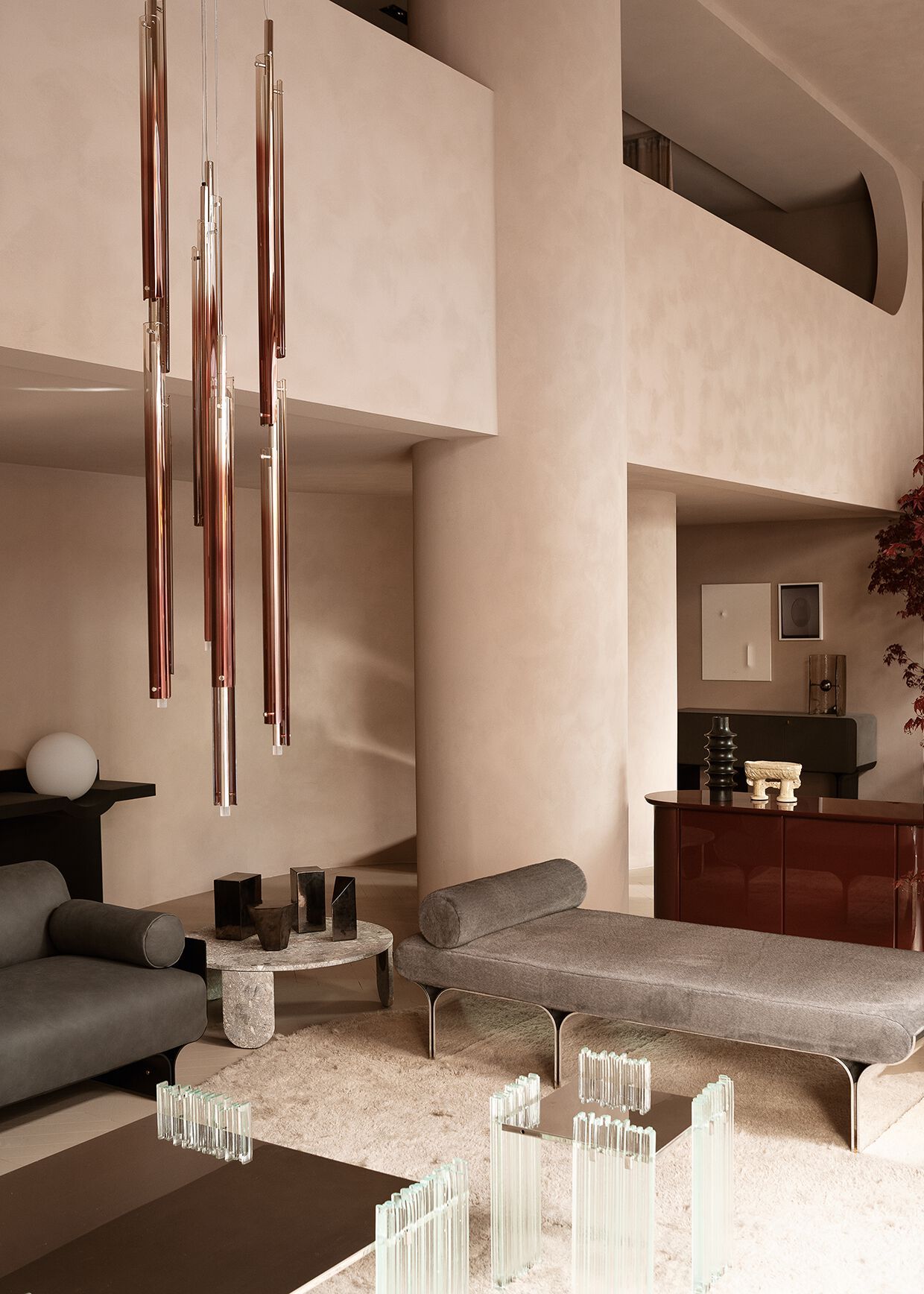 Мягкая спальная кровать с основанием из ясеня Gallotti&Radice тычинки ARCH-00122780 - Вид №2