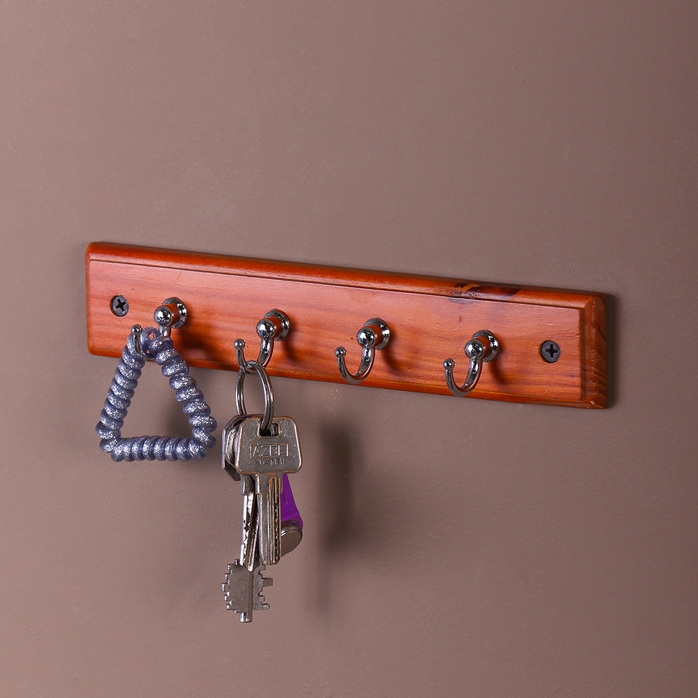 Вешалка-ключница , 220x40x30 мм, темная сосна LJPS0014 Public Steel Россия 