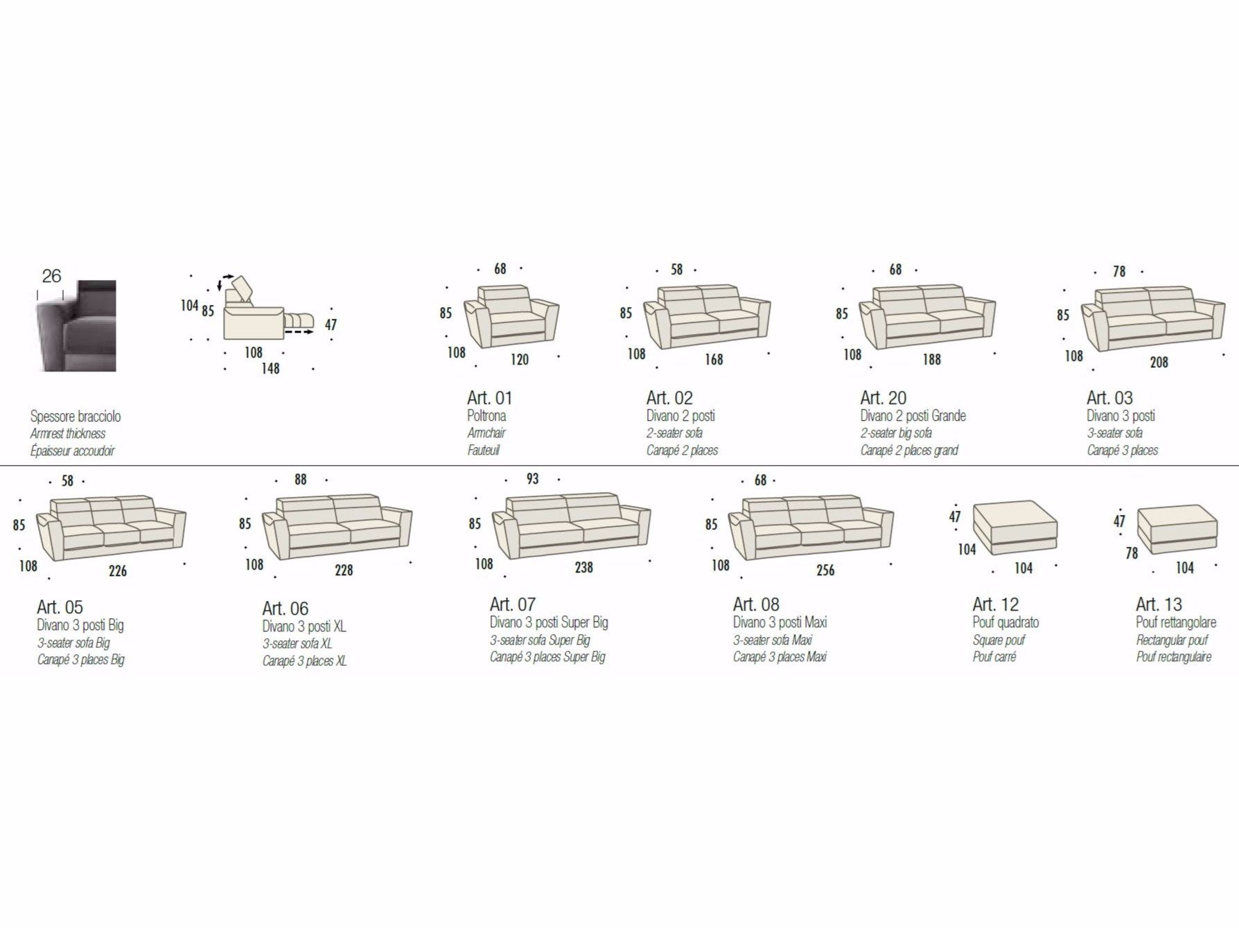Тканевый диван с полуостровом Felis Softliving ARCH-00116275 - Вид №3