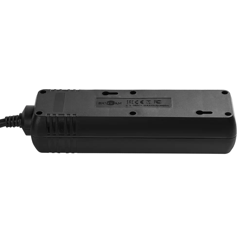 Удлинитель бытовой Skybeam 3x1.5 5 м 3 розетки с заземлением 3680 Вт с выключателем цвет черный 89459168 STLM-2101399  - Вид №3