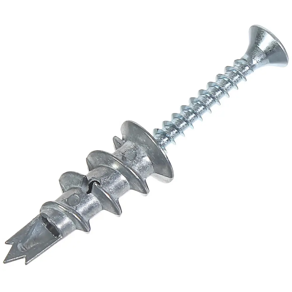 Дюбель дрива Standers 13x31 мм, с саморезом, металл, 10 шт. 81950477 STLM-2186138  - Вид №1