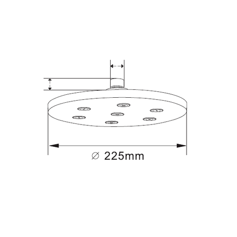 Orange S11TS Верхний душ Прозрачный sun-id-1517243 - Вид №3