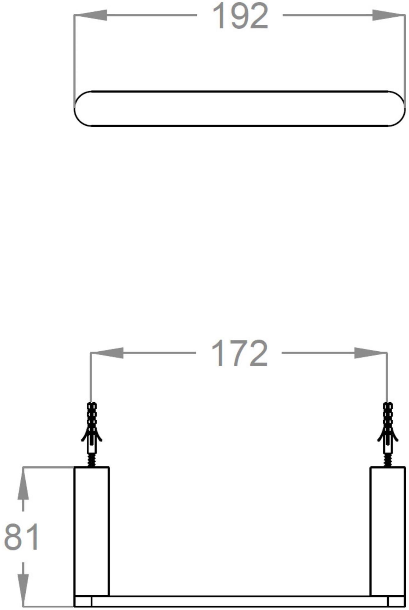 Fir Italia Вешалка для полотенец из нержавеющей стали Accessoriessteel Abcs06d - Вид №1
