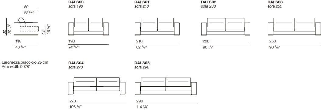 Bodema Диван из ткани Dallas sun-id-1468891 - Вид №4