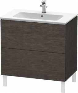LC662607272 L-Cube Тумбочка напольная Дуб брашированный, натуральный шпон