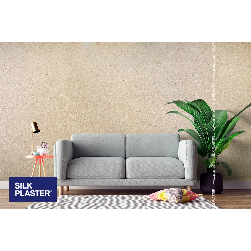 Жидкие обои Silk Plaster Absolute А304 0.83 кг цвет капучино STLM-2063410 - Вид №3
