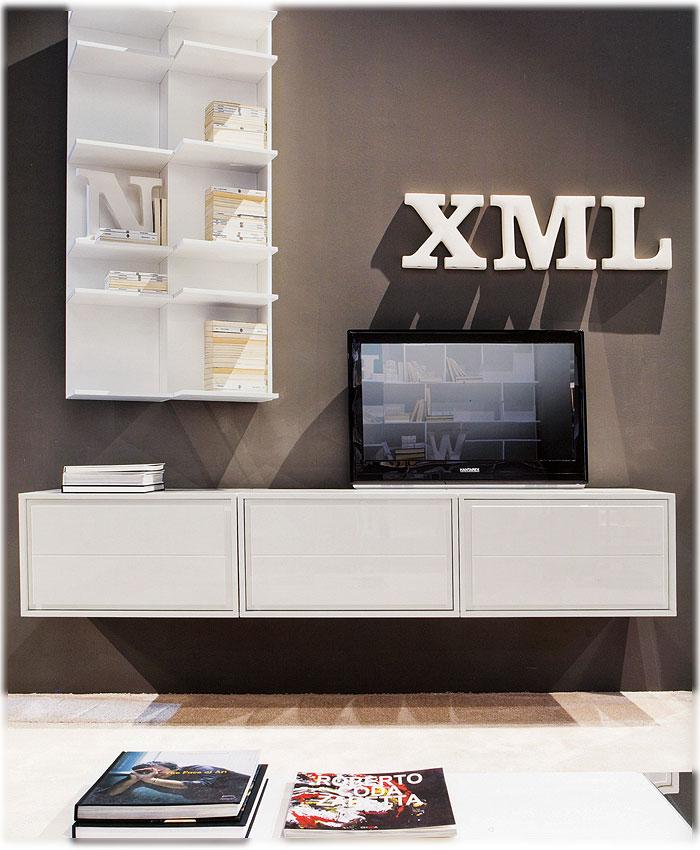 Тумба под TV KREA PACINI CAPPELLINI composizione 2  01 