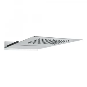 Настенная лейка плоская для душа / тропический душ с каскадом