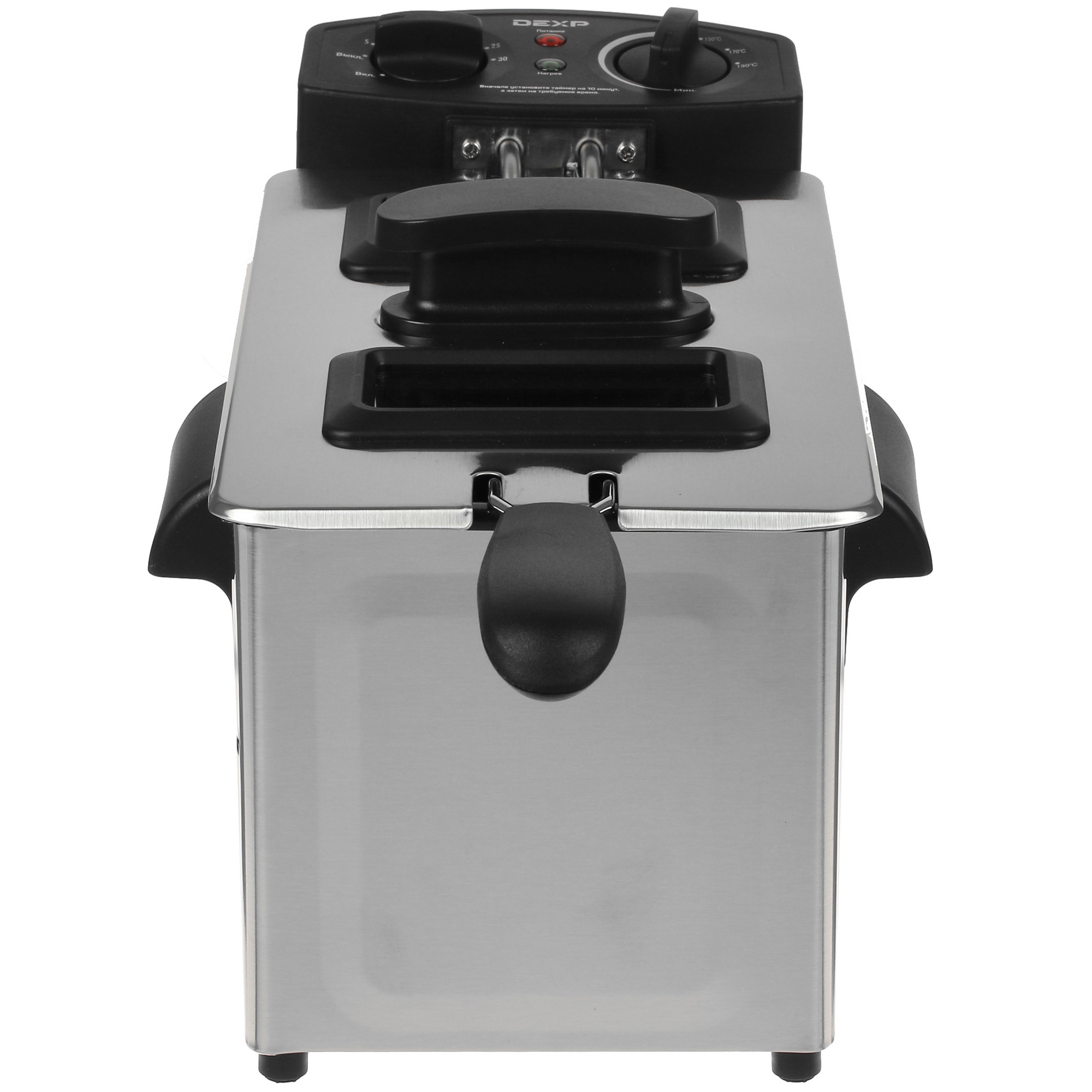 1399137 Фритюрница DEXP DF-2500ST серебристый STDN-0039602 - Вид №1