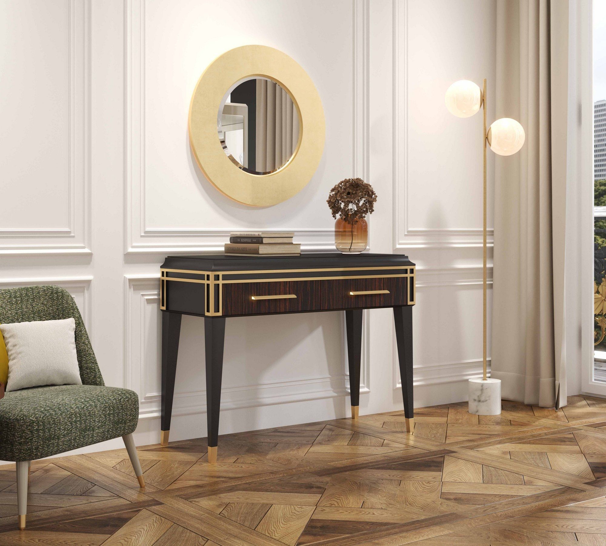 Консольный стол / туалетный столик из шпона GUERRA VANNI Iconic ARCH-00085101 - Вид №2