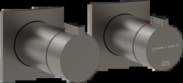 Смеситель для душа 73036 707 Gessi Inverso ЧЕРНЫЙ МЕТАЛЛ BR. PVD