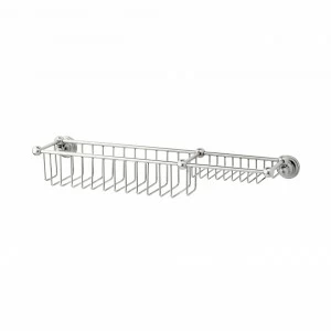 Traditional bathrooms Стеклянная полка P&R с держателем для полотенец Pr6962