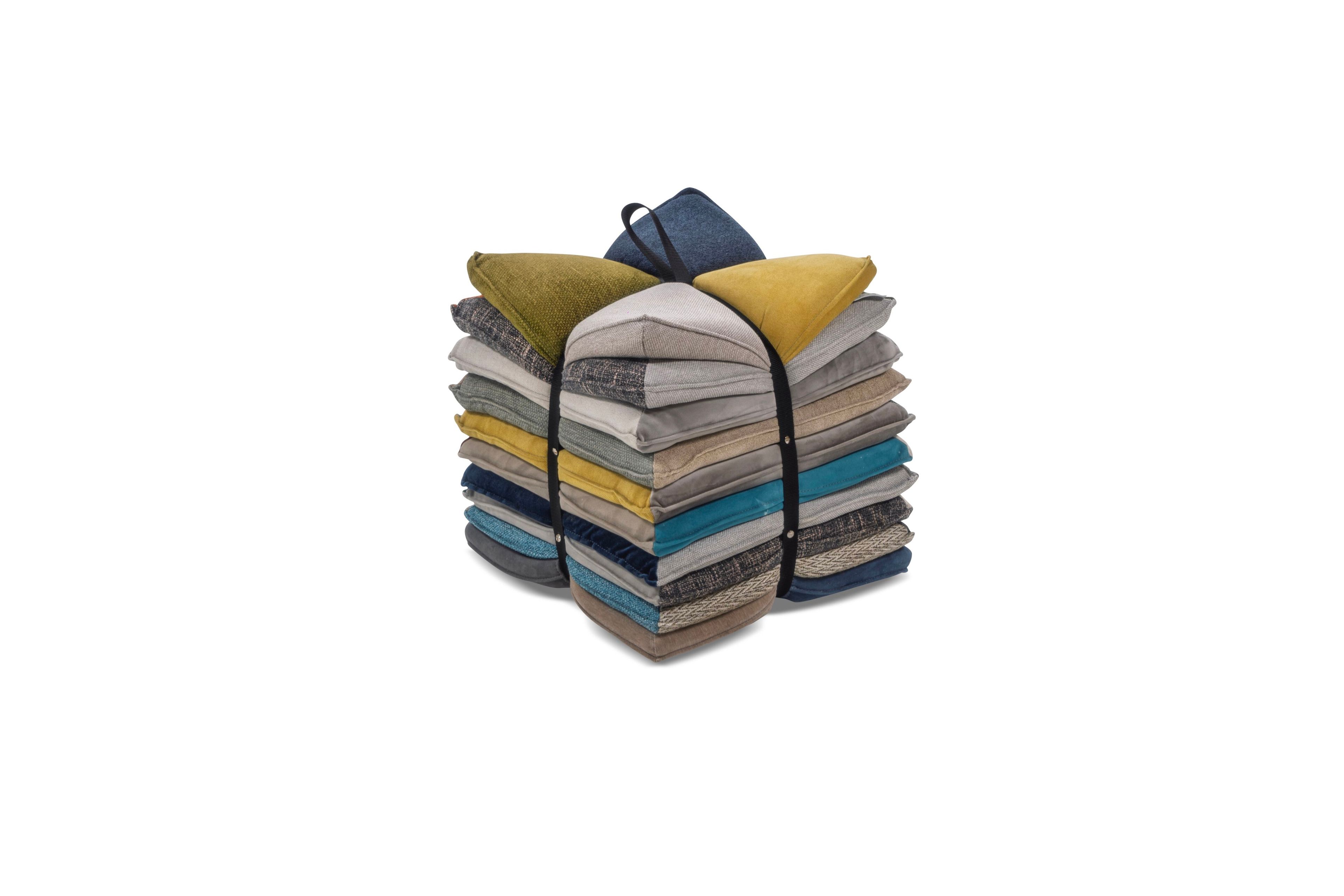 Квадратный пуф из ткани Calia Italia Superior ARCH-00058836 - Вид №3