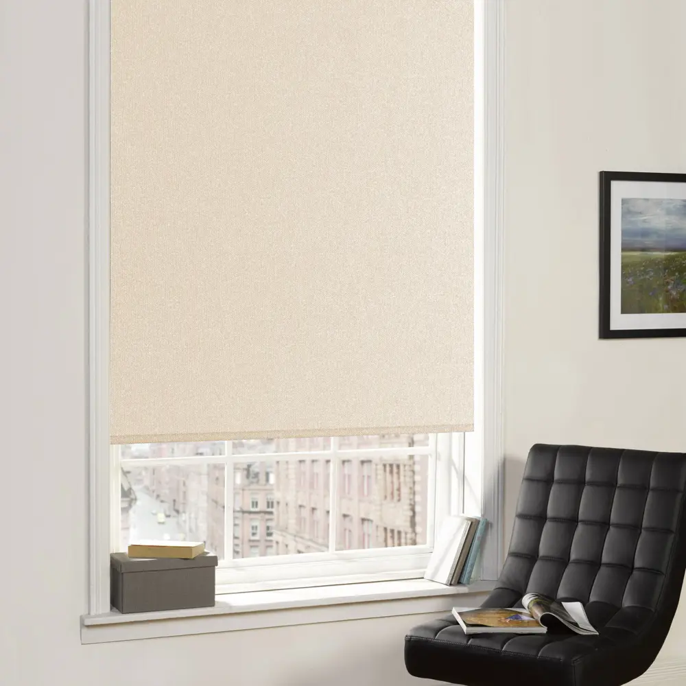 Штора рулонная Pearl 70x160 см золотая MIAMOZA STLM-2157554 - Вид №2