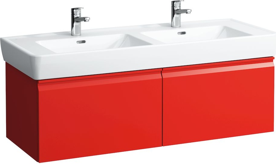 H4830810959991 Шкафчик под раковину с сифоном, экономящим пространство, для раковины 814967, 2 выдвижных ящика LAUFEN PRO - Вид №24