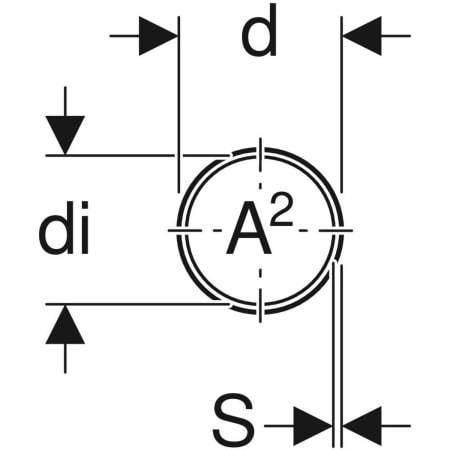 152.170.16.1 Удлинитель колена смыва Geberit Geberit  - Вид №3