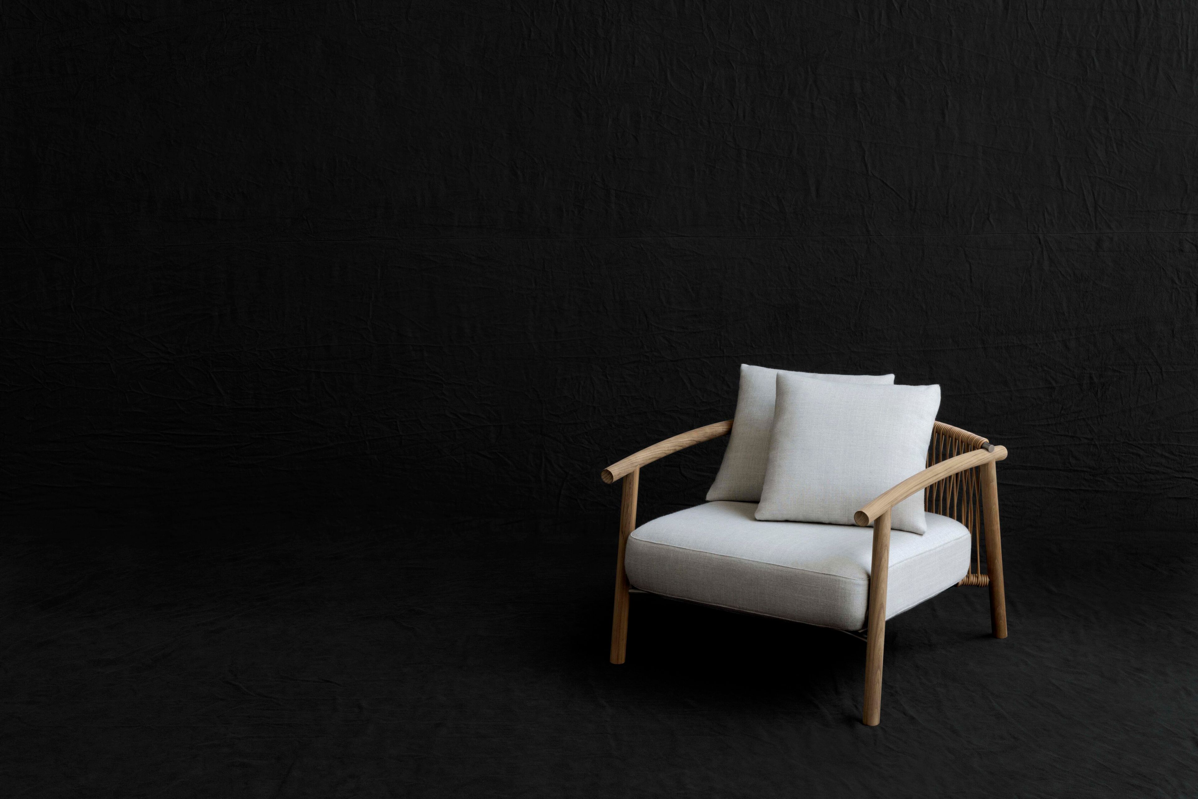 Тканевое кресло с подлокотниками Living Divani Касуми ARCH-00123849 - Вид №4