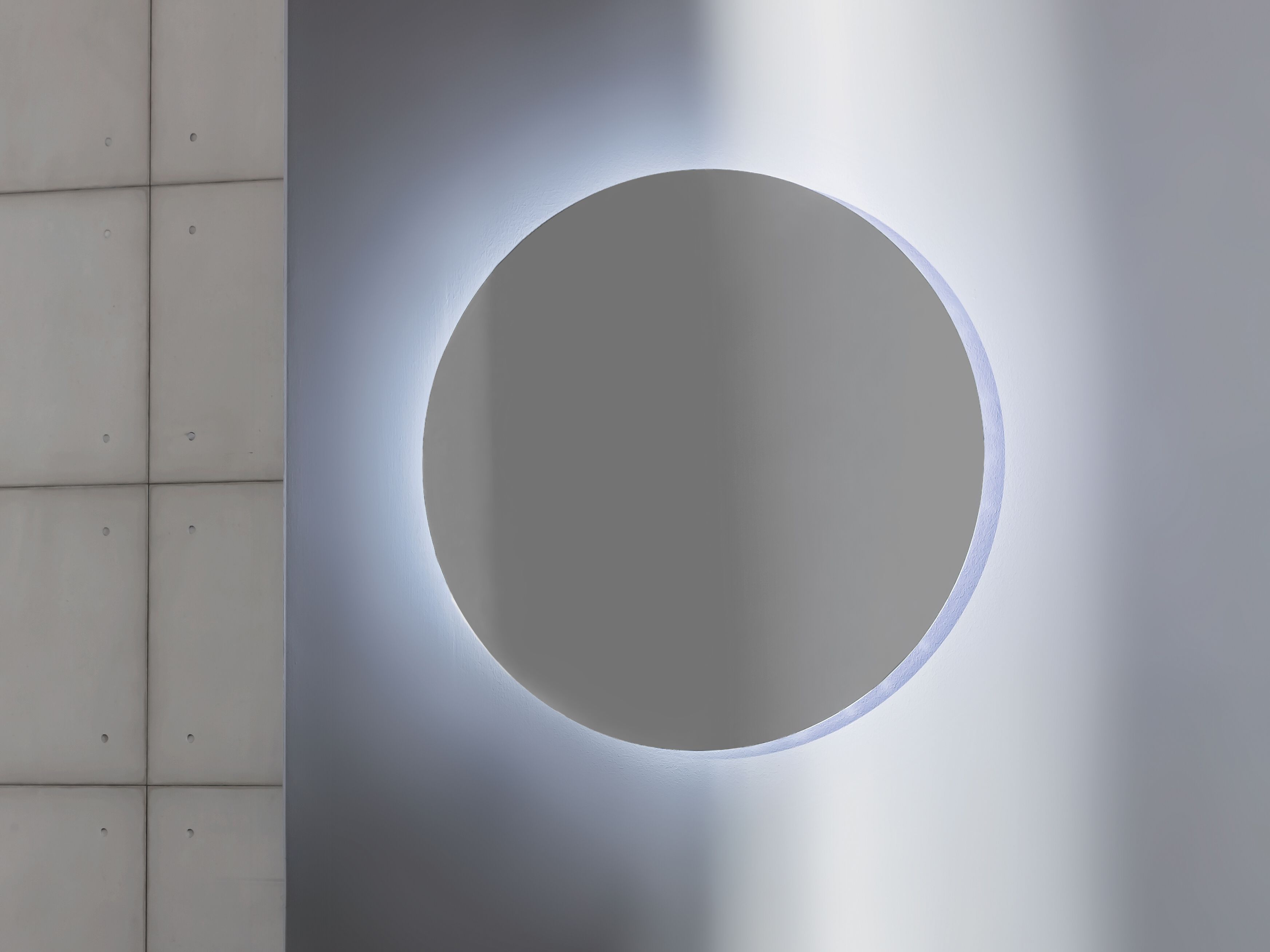 Круглое зеркало со встроенным настенным освещением Sovet Italia BOSTON ARCH-00101735 - Вид №1