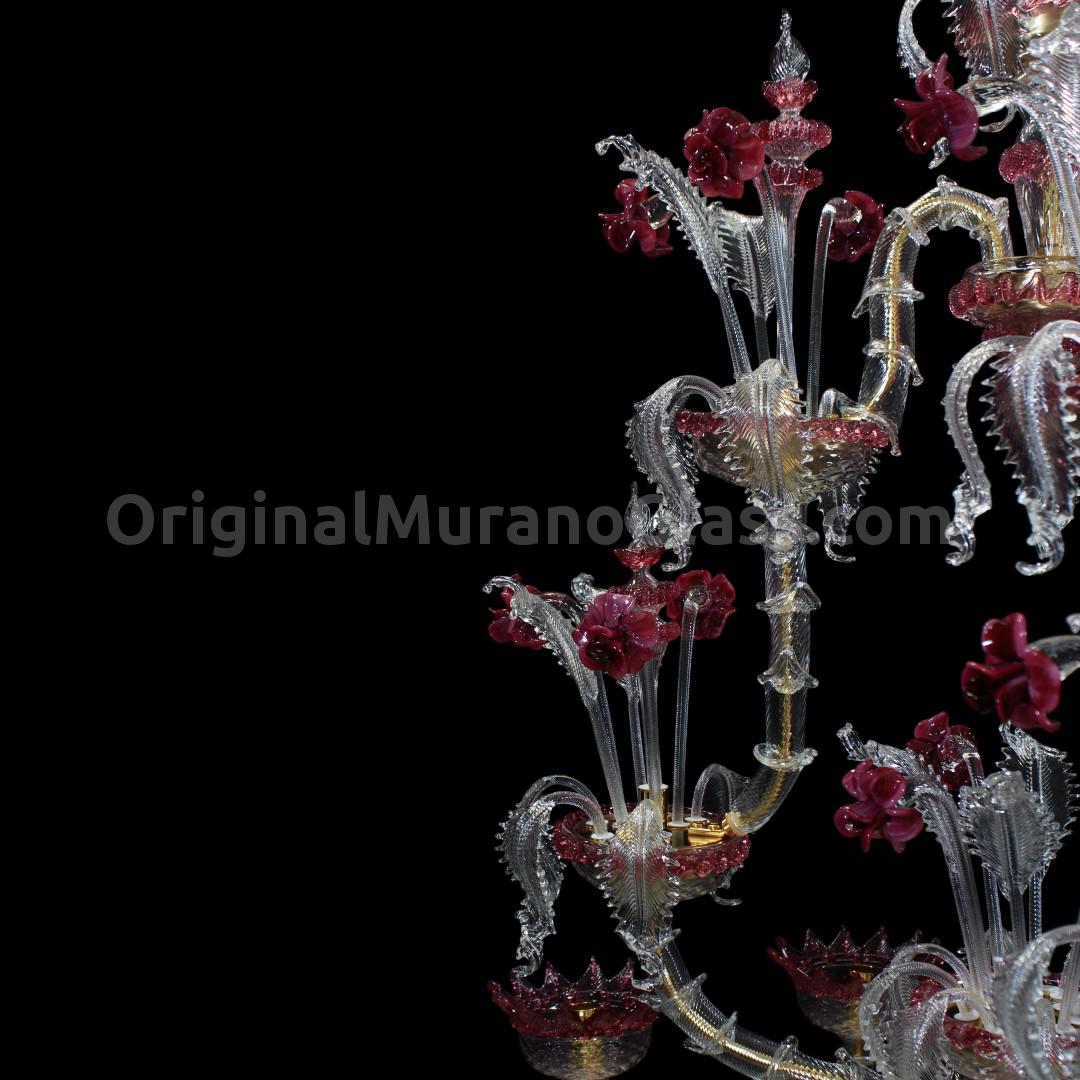 1071 ORIGINALMURANOGLASS Люстра Лепесток - Реццонико - муранское стекло OMG  см  - Вид №1