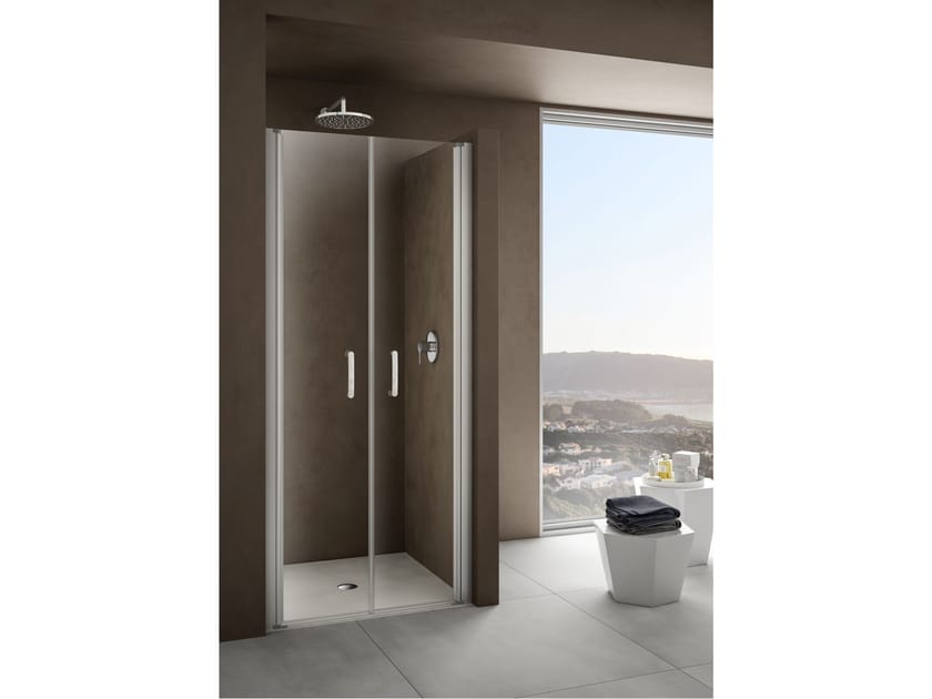 Стеклянная ниша душевая кабина с распашной дверью Provex Industrie ARCH-00136095