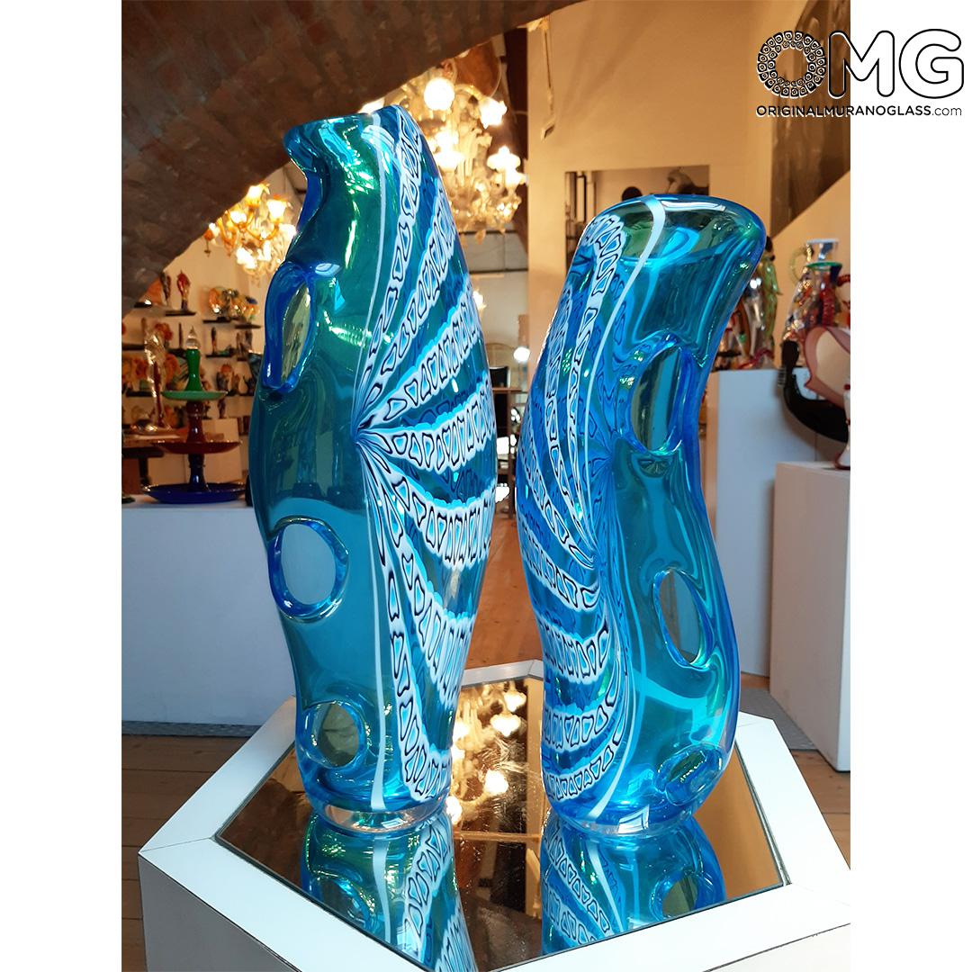 4739 ORIGINALMURANOGLASS Ваза Баттерфлай - Афро Челотто - муранское стекло OMG 9 см  - Вид №1