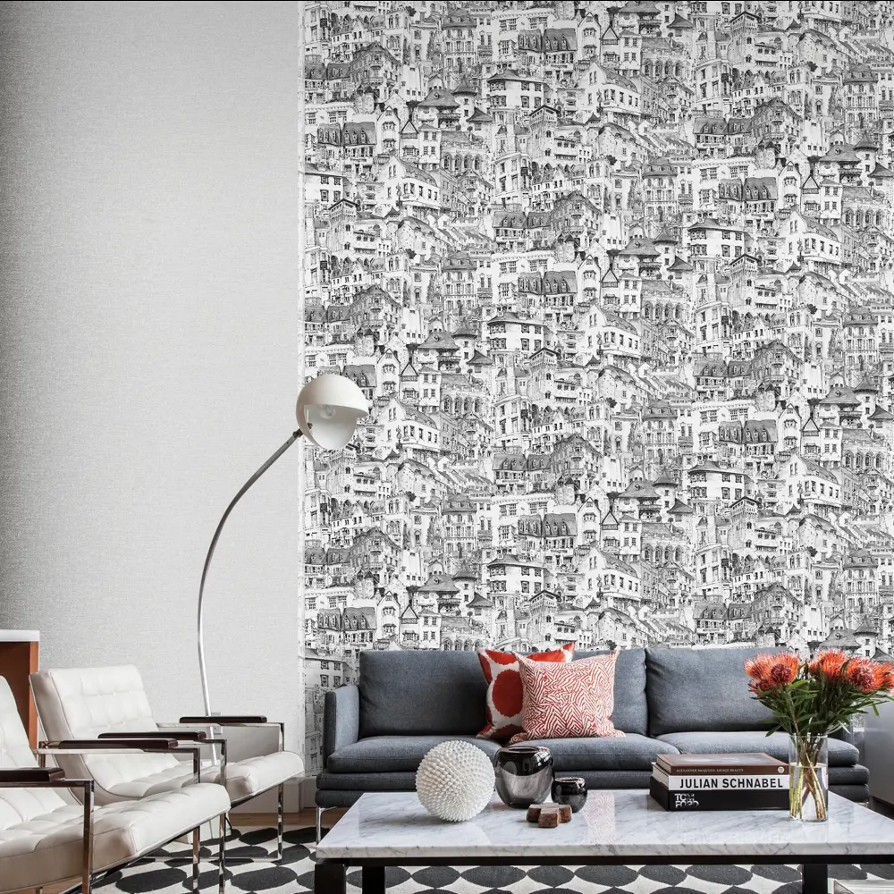 Обои флизелиновые Erismann Trend 3 чёрные 1.06 м 60097-05 STLM-2109720 - Вид №2