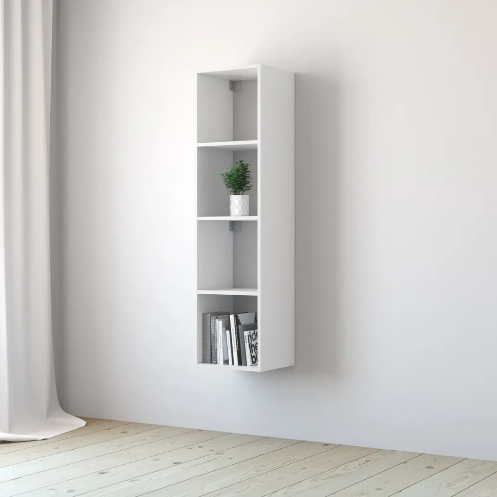 Стеллаж SPACEO KUB 4К, 36х139х31,7 см, цвет белый STLM-2092928 - Вид №4