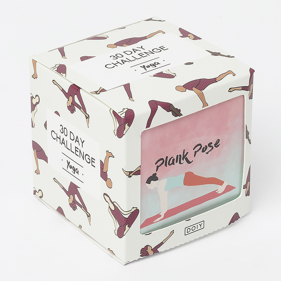 DYCHALYOE Набор поз для йоги на 30 дней yoga challenge Doiy  - Вид №6