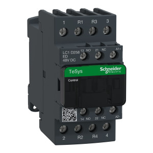 LC1D258ED Контактор LC1D 2P 25А 400/48В DC 11кВт Schneider Electric TeSys